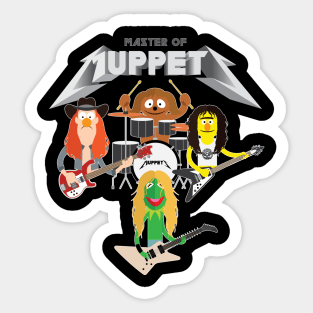 Master of Muppets 2 - Muppets as Metallica Band Sticker